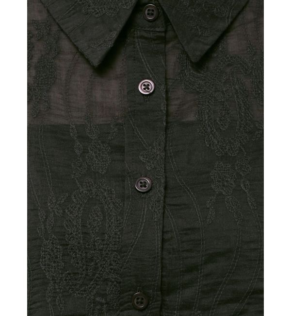 LAGUNAMOON「シアーエンブロイダリーシャツ」|シャツ・ブラウス|