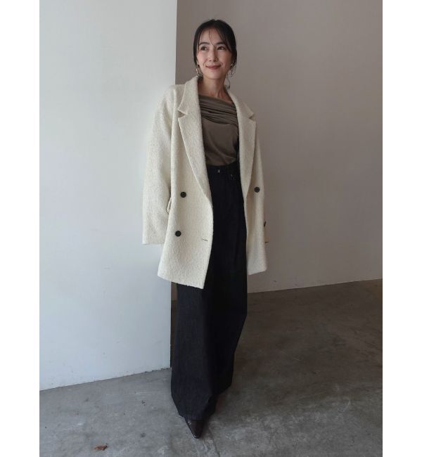 LAGUNAMOON「ライトベロアオフショルトップス」|Tシャツ・カットソー|