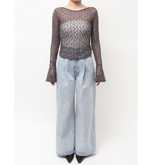 LAGUNAMOON「2WAYストレッチレーストップス」|Tシャツ・カットソー|