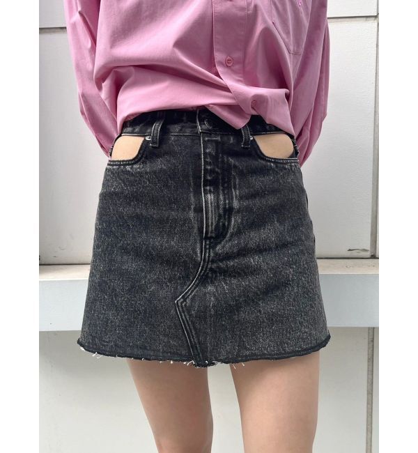 EVRIS「ウエストオープンデニムミニスカート」|スカート|