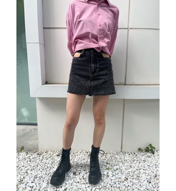 EVRIS「ウエストオープンデニムミニスカート」|スカート|
