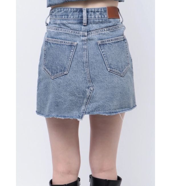 EVRIS「ウエストオープンデニムミニスカート」|スカート|