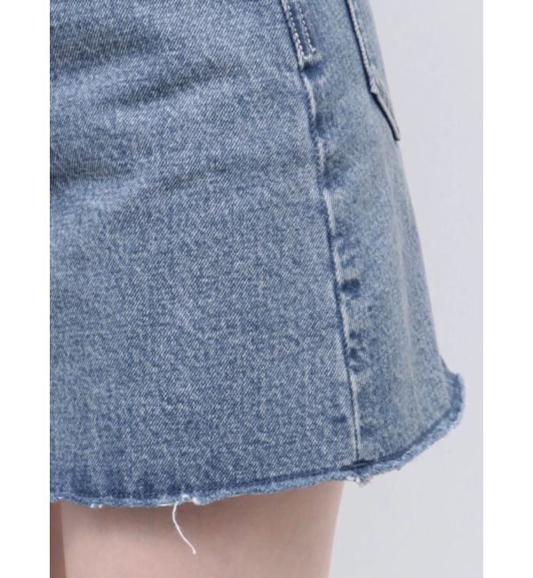 EVRIS「ウエストオープンデニムミニスカート」|スカート|