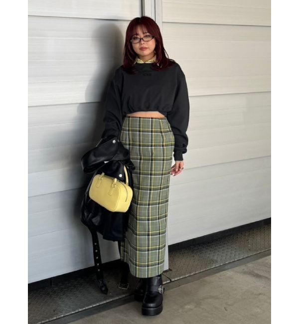 EVRIS「チェックタイトミディースカート」|スカート|