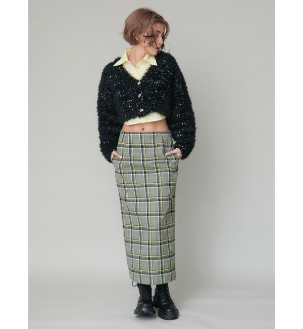 EVRIS「チェックタイトミディースカート」|スカート|
