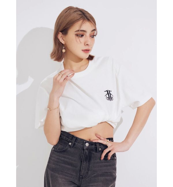 EVRIS「E emblemカラーTシャツ」|Tシャツ・カットソー|