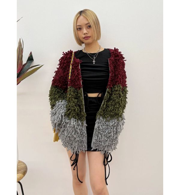 EVRIS「オープンウエストギャザーミニワンピース」|ワンピース|