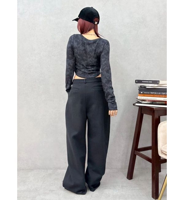 EVRIS「ワンポイントヘンリーネックトップス」|Tシャツ・カットソー|