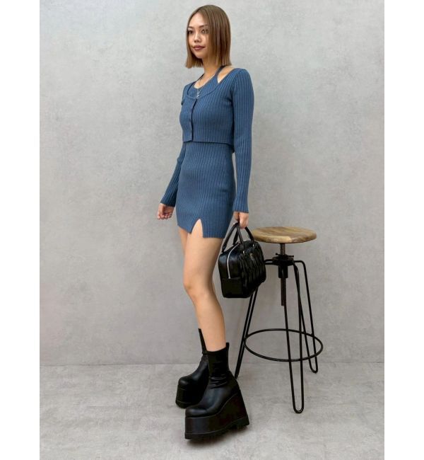 EVRIS「フェイクレザープラットフォームブーツ」|ショートブーツ|