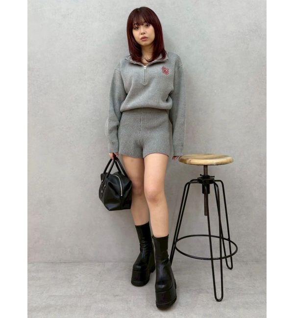 EVRIS「フェイクレザープラットフォームブーツ」|ショートブーツ|