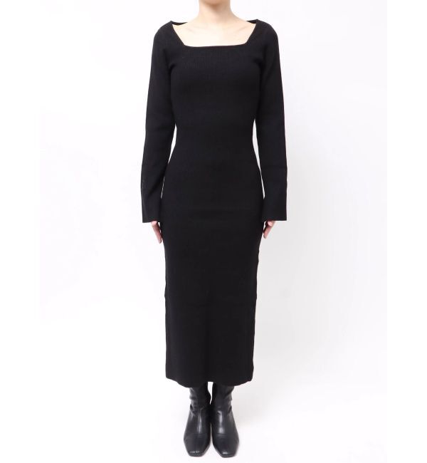 EVRIS「バックリボンロングニットワンピース」|ワンピース|