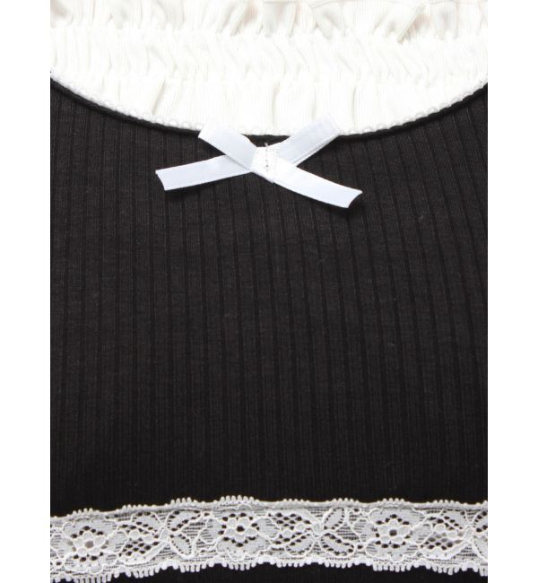 EVRIS「レイヤードフリルトップス」|Tシャツ・カットソー|