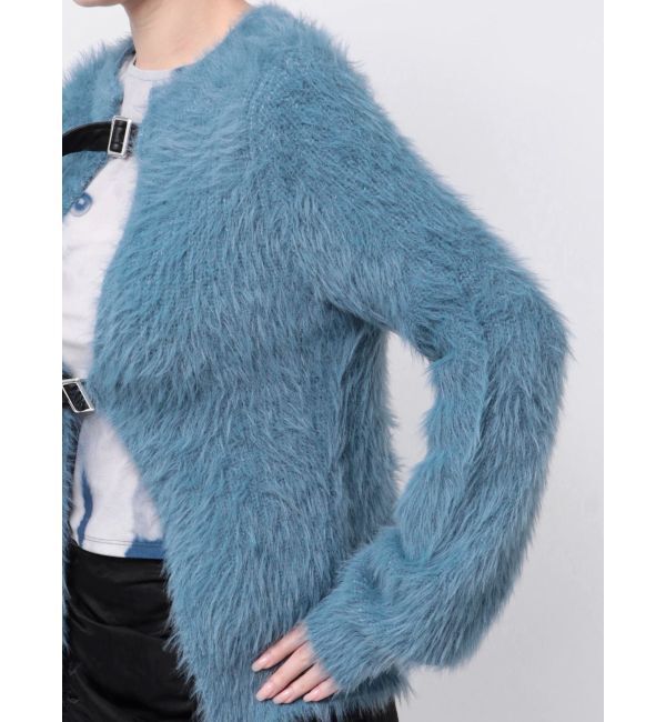 jouetie「シャギーベルトカーデ」|カーディガン|