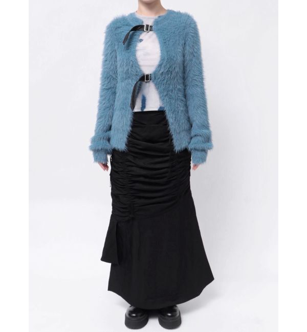 jouetie「シャギーベルトカーデ」|カーディガン|