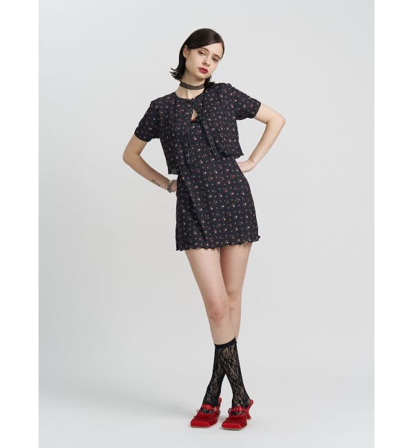 jouetie「フラワーカットカーデ【セット対応】」|カーディガン|