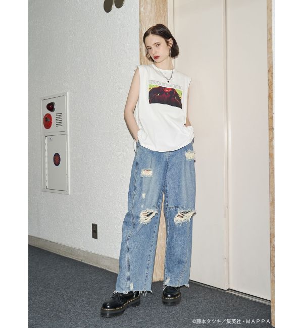 jouetie「【TVアニメ『チェンソーマン』】ノースリーブBIGTシャツ」|Tシャツ・カットソー|