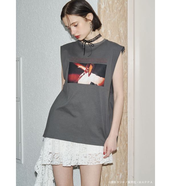 jouetie「【TVアニメ『チェンソーマン』】ノースリーブBIGTシャツ」|Tシャツ・カットソー|