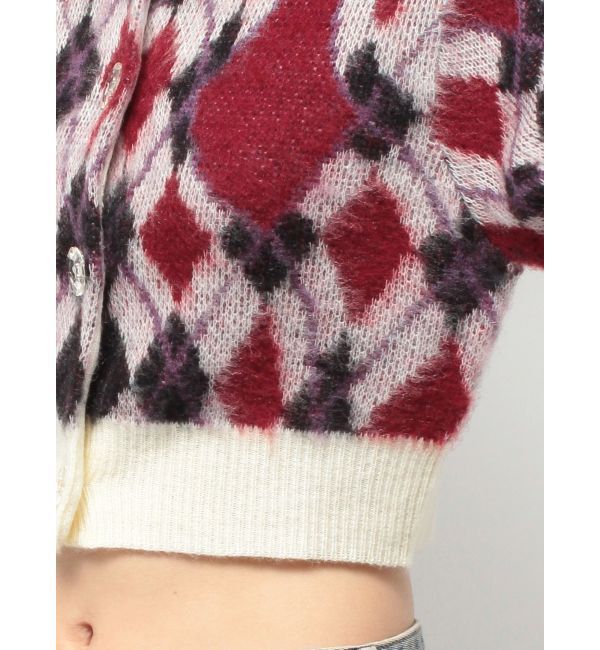 jouetie「2WAYパターンショートカーデ」|カーディガン|