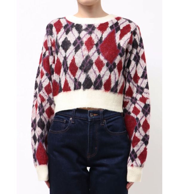 jouetie「2WAYパターンショートカーデ」|カーディガン|