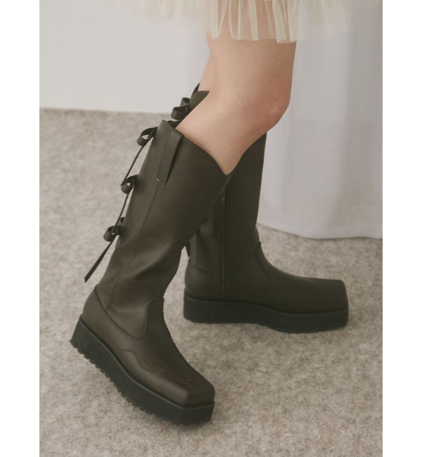 merry jenny「sweet ribbonウェスタンブーツ」|ロングブーツ|