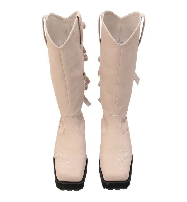 merry jenny「sweet ribbonウェスタンブーツ」|ロングブーツ|