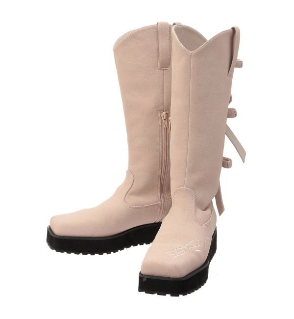 merry jenny「sweet ribbonウェスタンブーツ」|ロングブーツ|