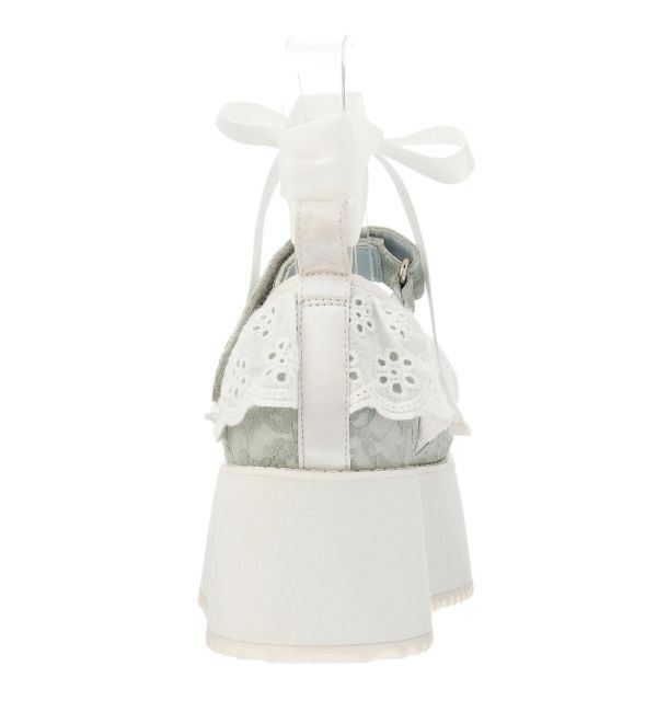 merry jenny「フリルレースアップ厚底スニーカー」|スニーカー|