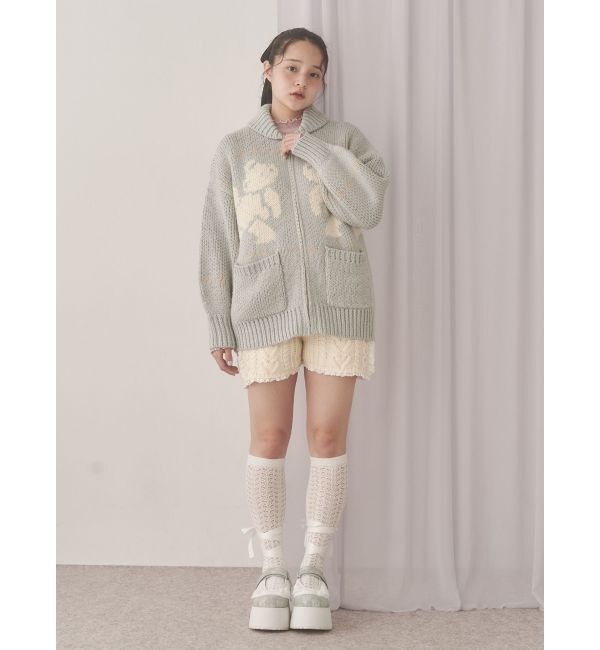 merry jenny「フリルレースアップ厚底スニーカー」|スニーカー|