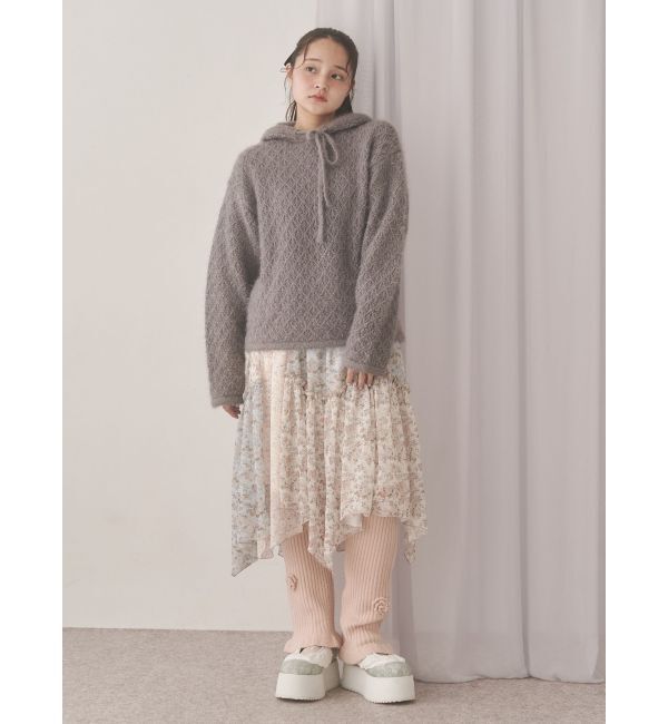 merry jenny「フリルレースアップ厚底スニーカー」|スニーカー|