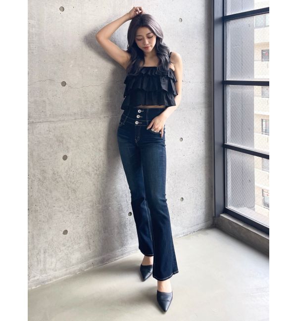 GYDA「ティアードベアトップス」|キャミソール|