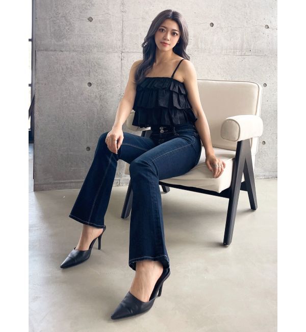 GYDA「ティアードベアトップス」|キャミソール|