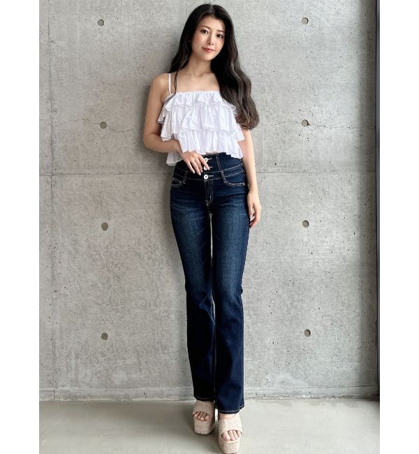 GYDA「ティアードベアトップス」|キャミソール|