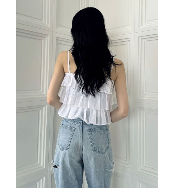 GYDA「ティアードベアトップス」|キャミソール|