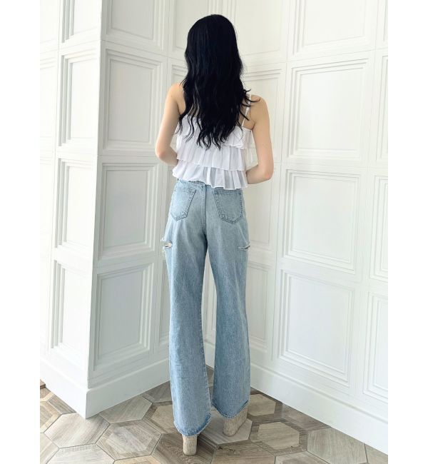 GYDA「ティアードベアトップス」|キャミソール|