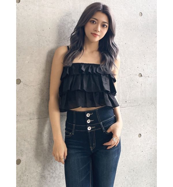 GYDA「ティアードベアトップス」|キャミソール|