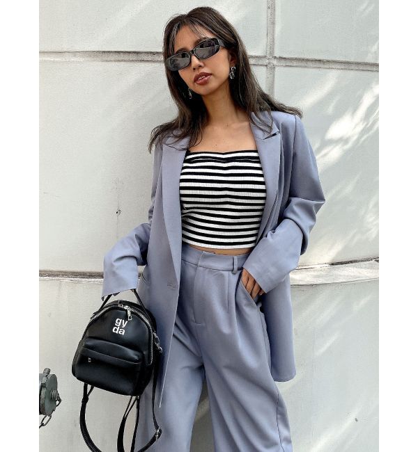 GYDA「chainストラップテレコビスチェ」|キャミソール|