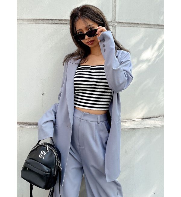 GYDA「chainストラップテレコビスチェ」|キャミソール|