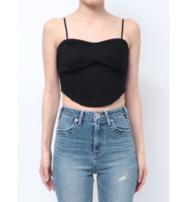 GYDA「コルセットデザインテレコビスチェ」|キャミソール|