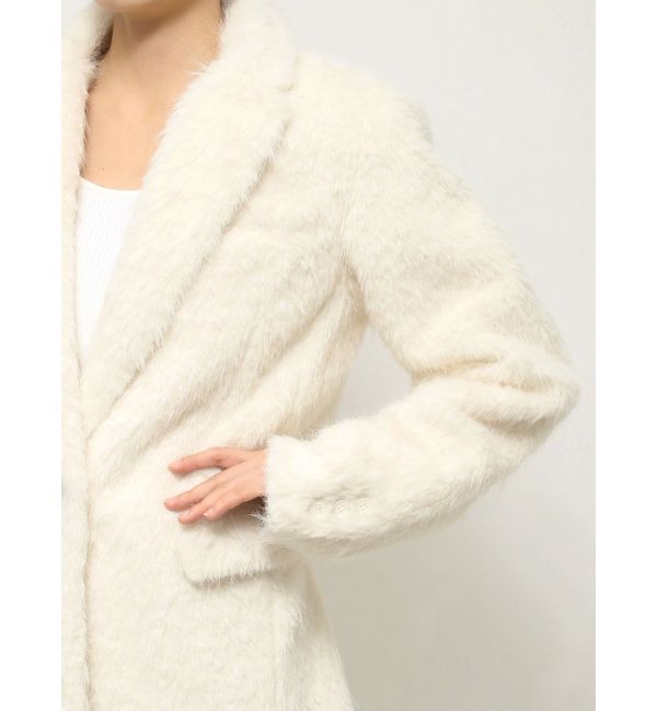 GYDA「シャギーシンプルジャケット」|テーラードジャケット|