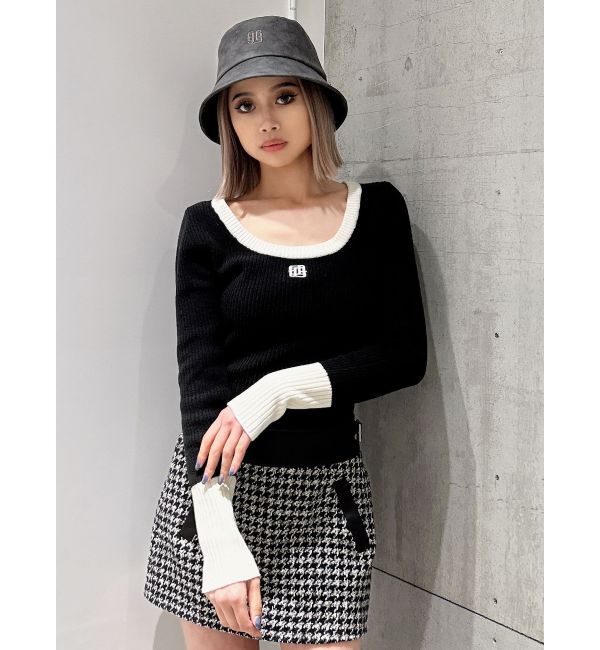 GYDA「パターンフェイクレザーバケットハット」|ハット|