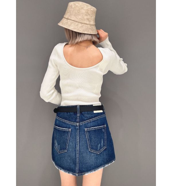 GYDA「パターンフェイクレザーバケットハット」|ハット|