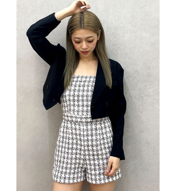 GYDA「ショートダブルジャケット【SETUP着用可】」|テーラードジャケット|