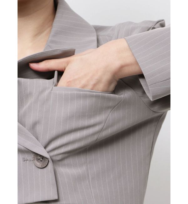 GYDA「ショートダブルジャケット【SETUP着用可】」|テーラードジャケット|