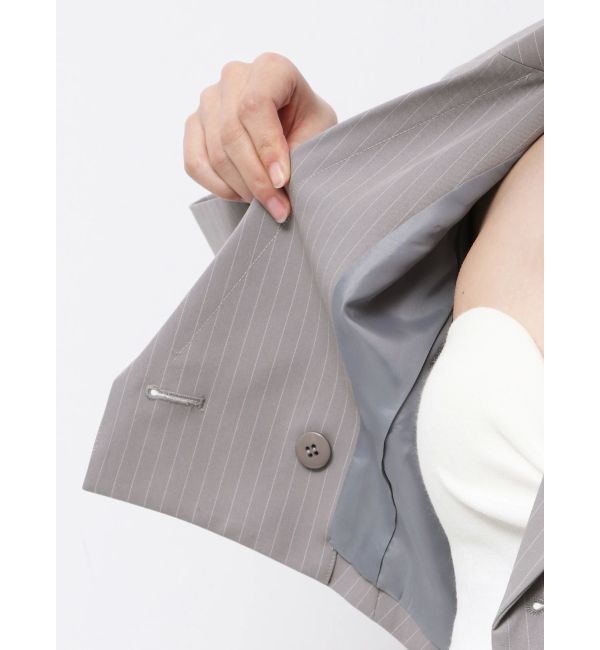 GYDA「ショートダブルジャケット【SETUP着用可】」|テーラードジャケット|