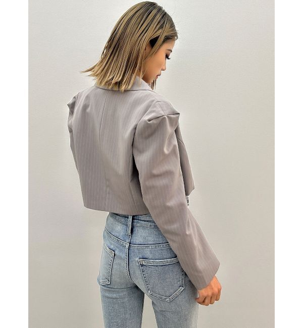 GYDA「ショートダブルジャケット【SETUP着用可】」|テーラードジャケット|