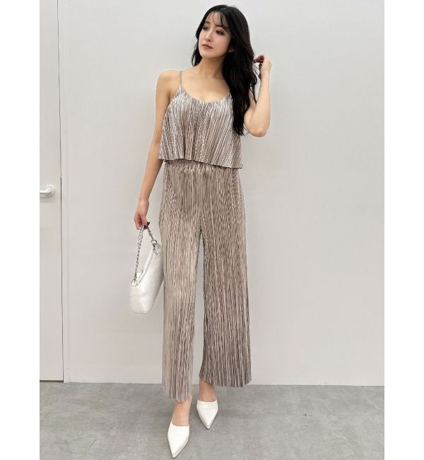 GYDA「サテンプリーツキャミビスチェ【SETUP着用可】」|キャミソール|