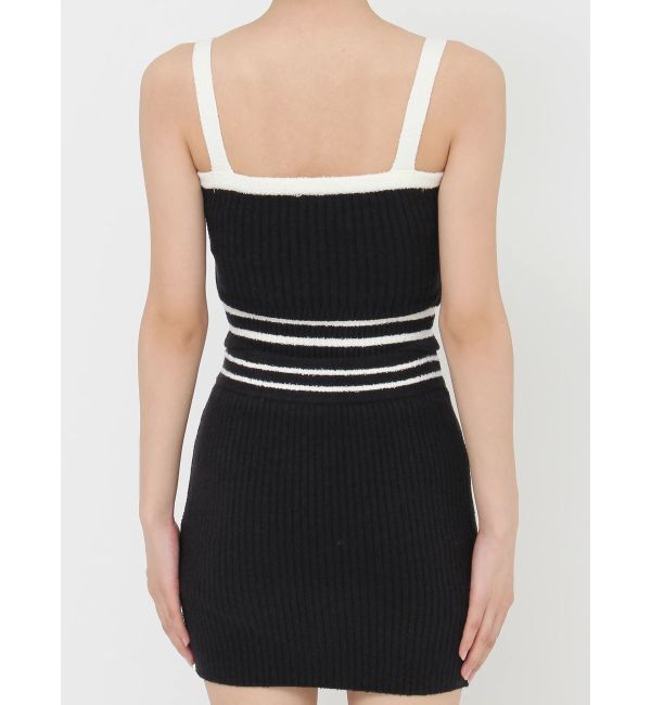 GYDA「ラインパイルニットビスチェ」|キャミソール|