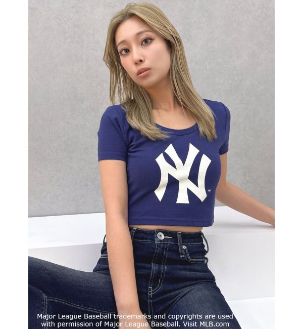 GYDA「GYDA［MLB］クロップドTシャツ」|Tシャツ・カットソー|