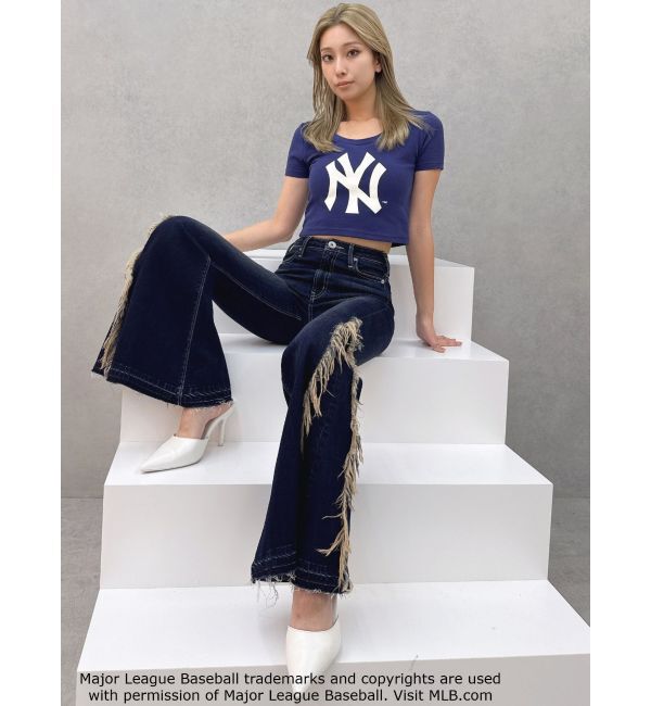 GYDA「GYDA［MLB］クロップドTシャツ」|Tシャツ・カットソー|