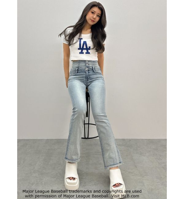 GYDA「GYDA［MLB］クロップドTシャツ」|Tシャツ・カットソー|